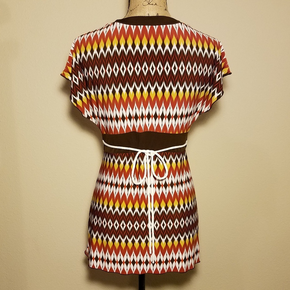 Multicolored patterned blouse - Picture 2 of 2